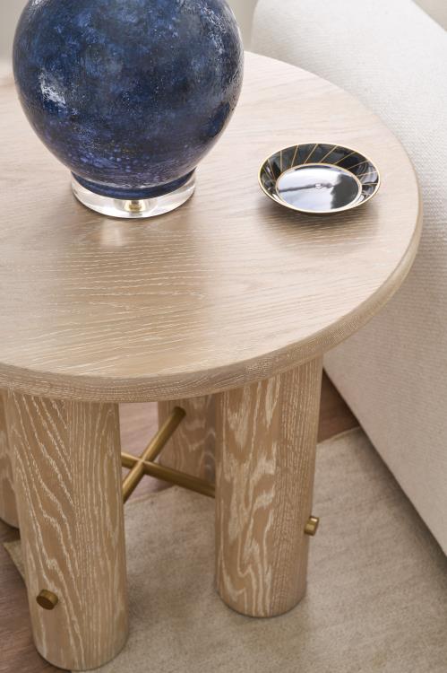 Cadence Side Table - Sand Cerused