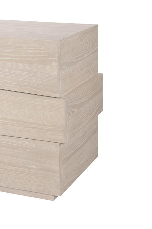 Cadence Three Drawer Chest - Sand Cerused