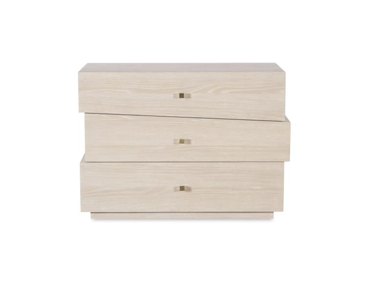 Cadence Three Drawer Chest - Sand Cerused