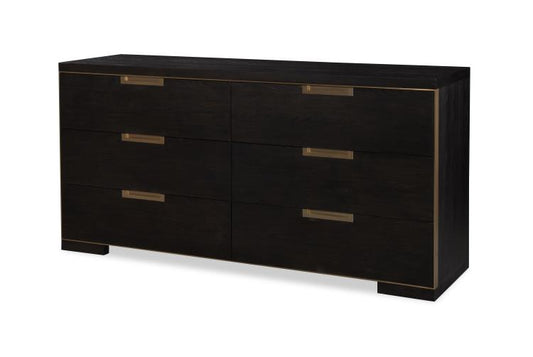 Cadence Six Drawer Dresser - Mocha