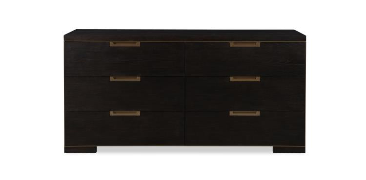 Cadence Six Drawer Dresser - Mocha