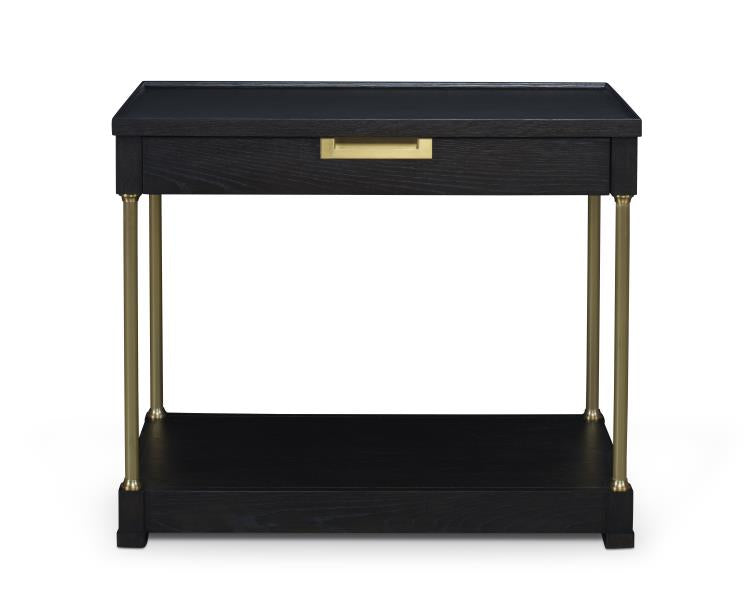 Cadence Single Drawer Nightstand - Mocha