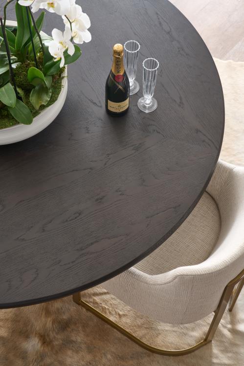 Cadence Round 64” Dining Table - Mocha