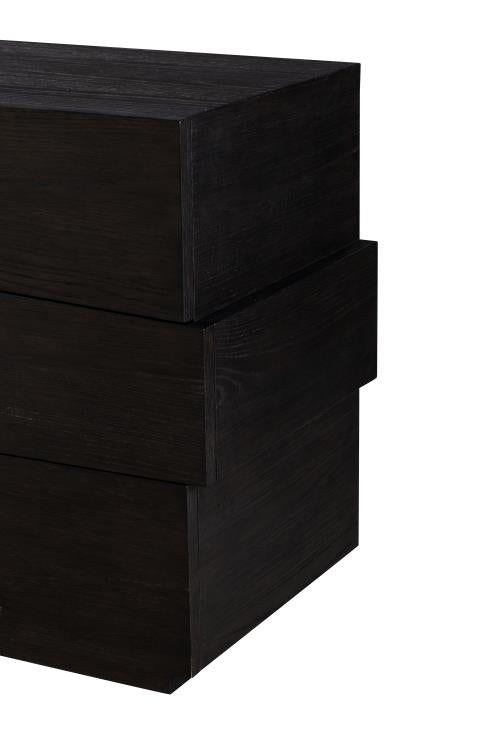 Cadence Three Drawer Chest - Mocha