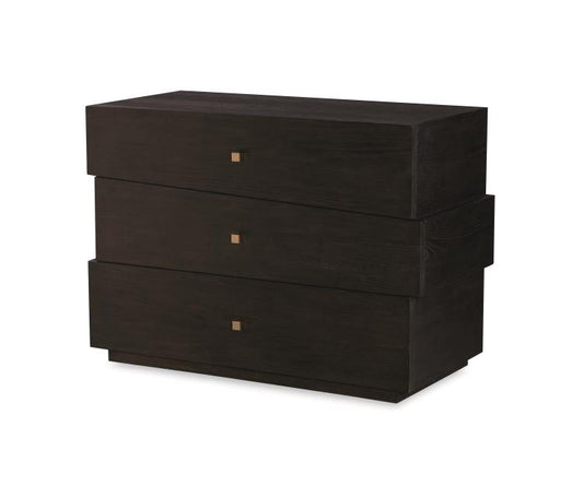 Cadence Three Drawer Chest - Mocha