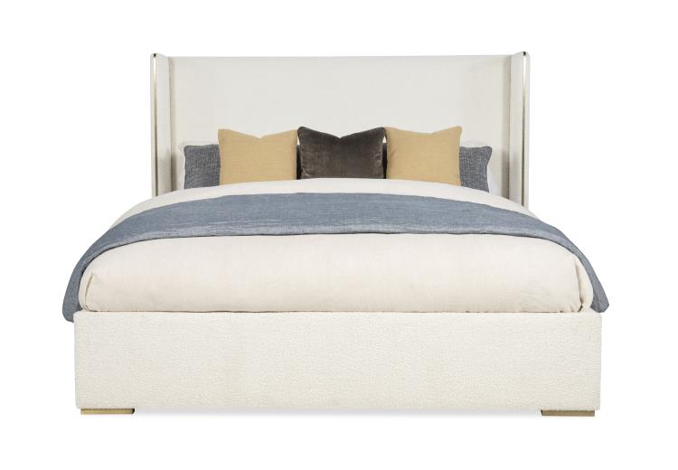 Cadence Upholstered Wing Bed - King 6/6