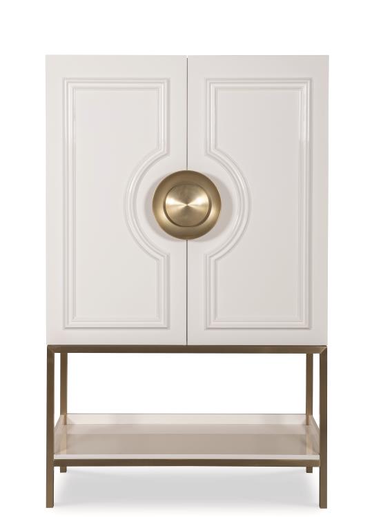 Cadence Bar Cabinet - White