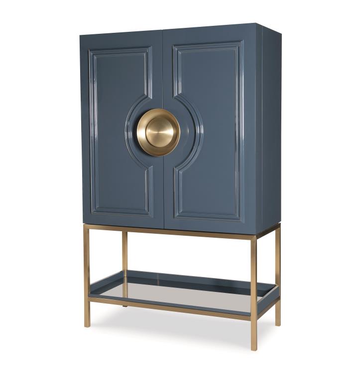 Cadence Bar Cabinet - Blue