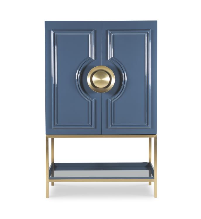 Cadence Bar Cabinet - Blue