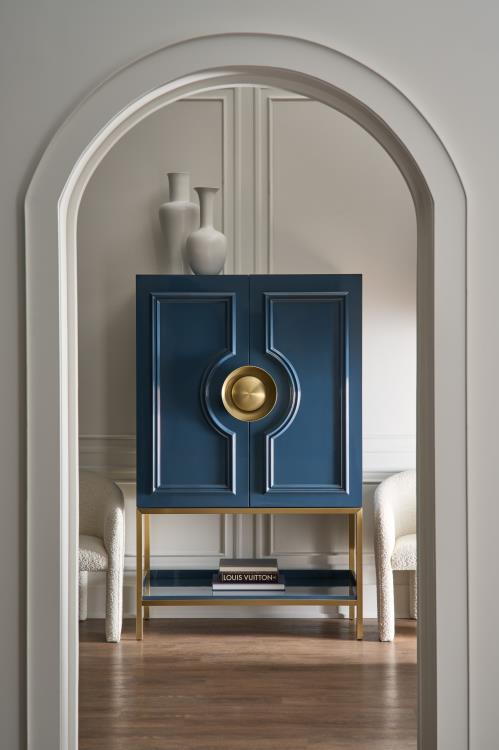 Cadence Bar Cabinet - Blue