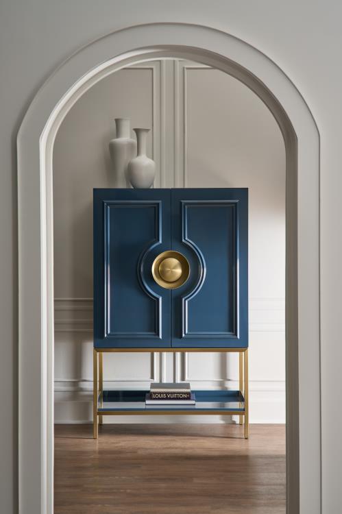 Cadence Bar Cabinet - Blue