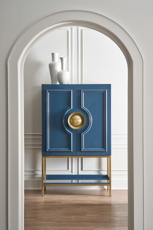 Cadence Bar Cabinet - Blue