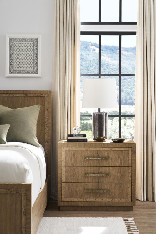 Monterey Three Drawer Nightstand - Hawthorne Light