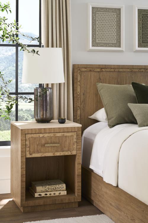 Monterey Single Drawer Nightstand - Hawthorne Light