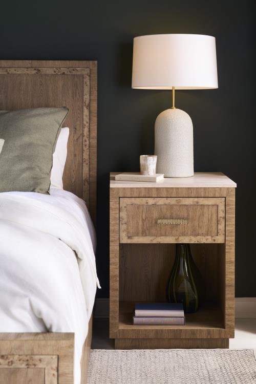 Monterey Single Drawer Nightstand - Hawthorne Light