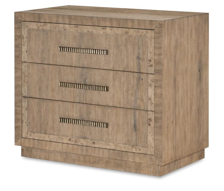 Monterey Three Drawer Nightstand - Hawthorne Light