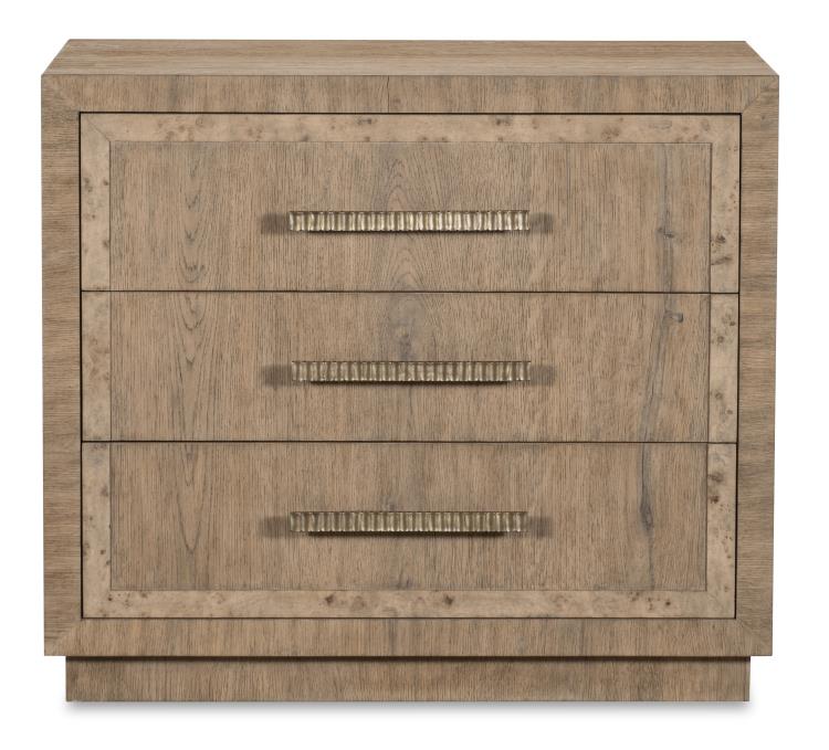 Monterey Three Drawer Nightstand - Hawthorne Light
