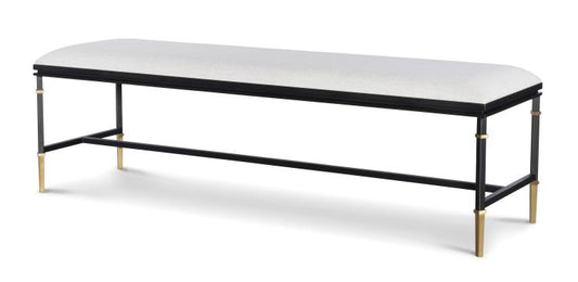 Monterey Upholstered/Metal Bench