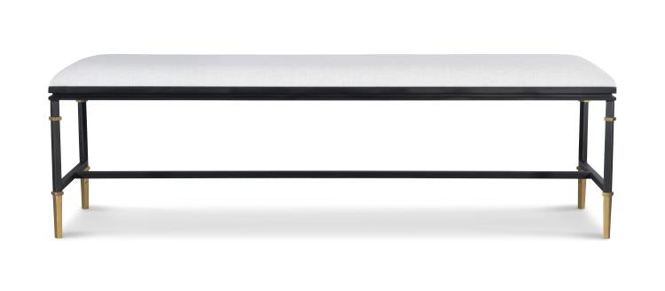 Monterey Upholstered/Metal Bench
