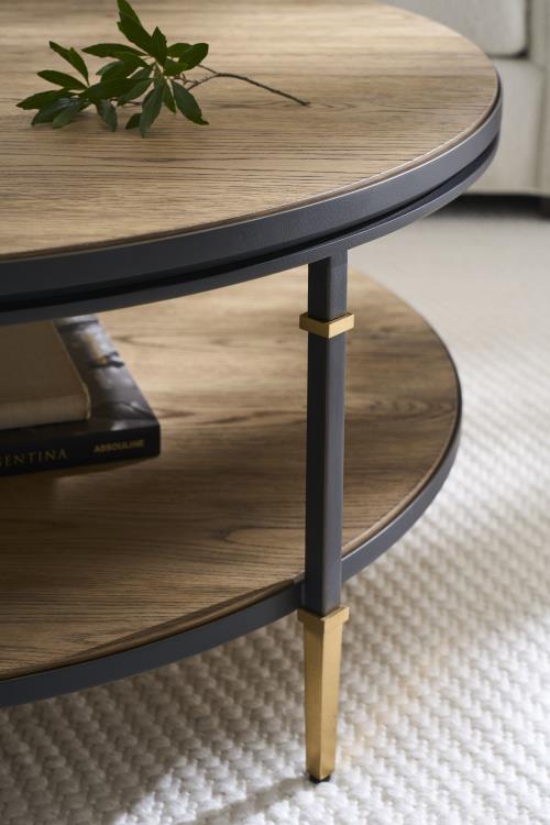 Monterey Round Cocktail Table - Hawthorne Light