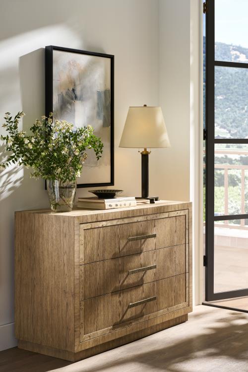 Monterey Three Drawer Chest - Hawthorne Light