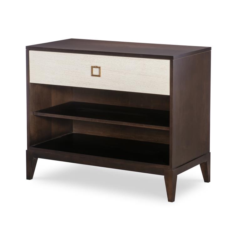 Stocked Details Single Drawer Large Nightstand