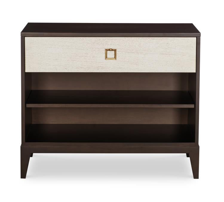 Stocked Details Single Drawer Large Nightstand