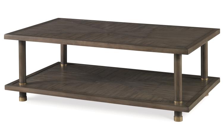 Biscayne Cocktail Table-Mink Grey