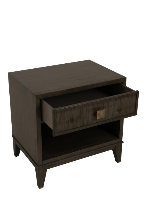 Carlyle 1 Drawer Nightstand-Mink Grey