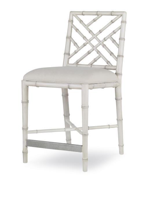 Brighton Counter Stool-Antique White/Flax