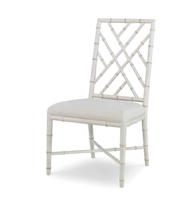 Brighton Side Chair-Antique White/Flax