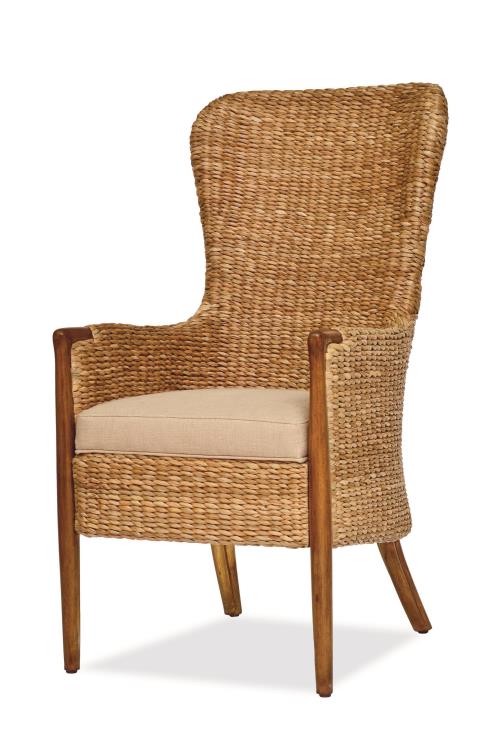 Seagrass Dining Chair-Flax