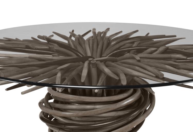 Knot Dining Base Only - Grey