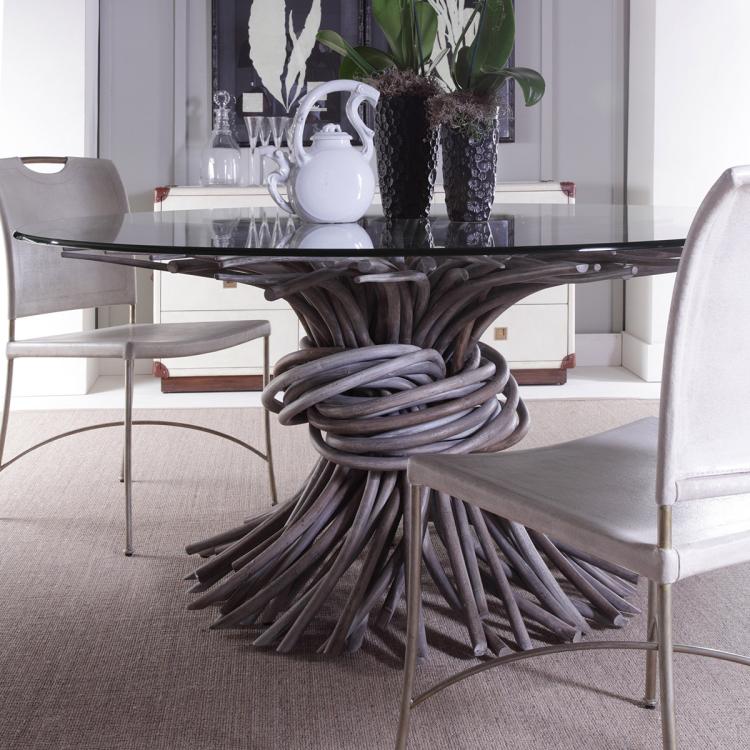 Knot Dining Base Only - Grey