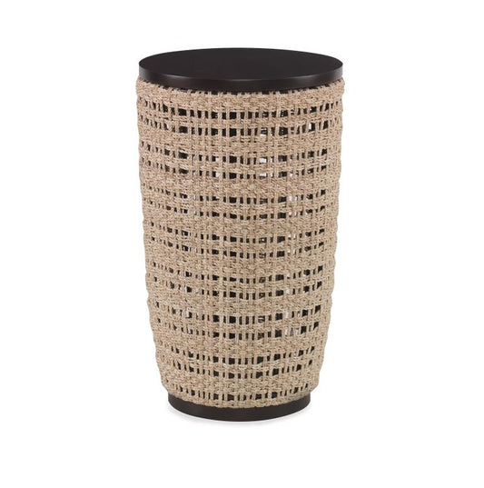 Devine Woven Accent Table-Java