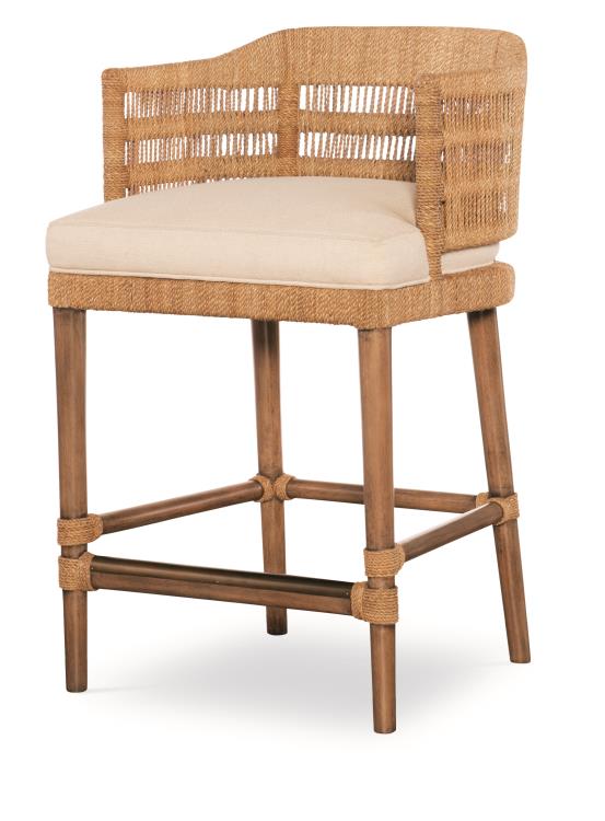 Boca Counter Stool - Natural/Flax