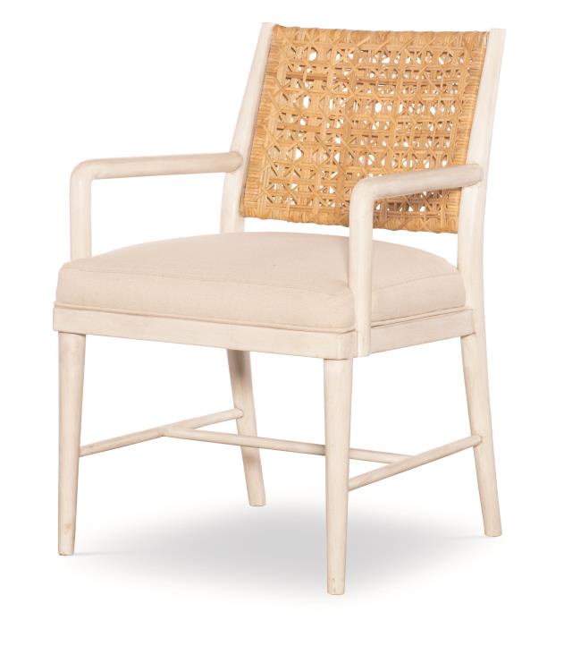 Naples Arm Chair - Natural/Flax