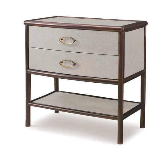 Canvas Nightstand-Dove Grey