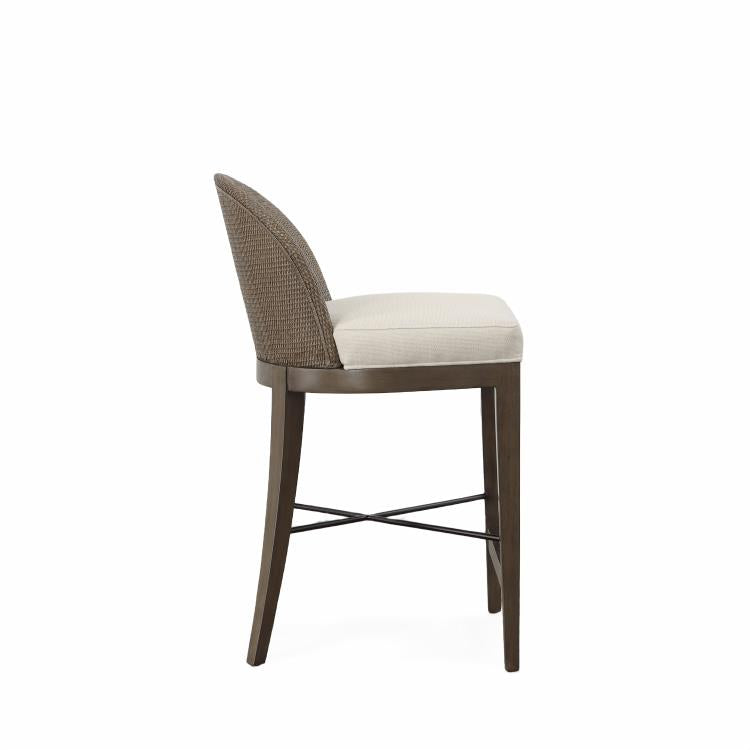 Tybee Counter Stool-Mink Grey/Flax