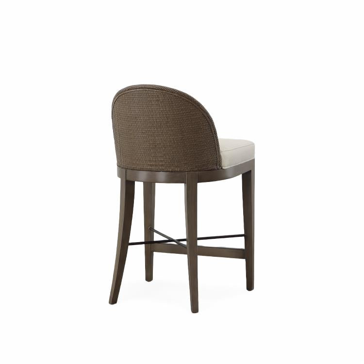 Tybee Counter Stool-Mink Grey/Flax