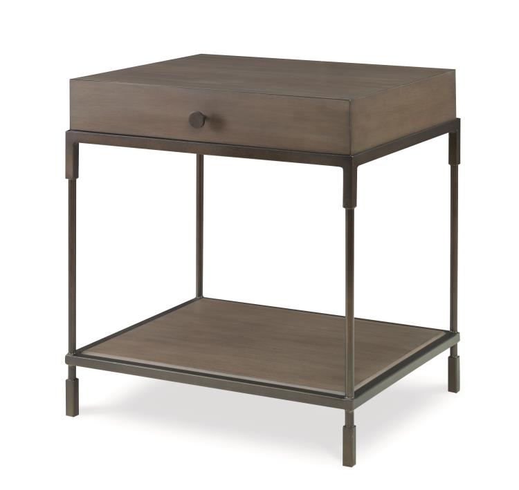 Westport End Table-Mink Grey