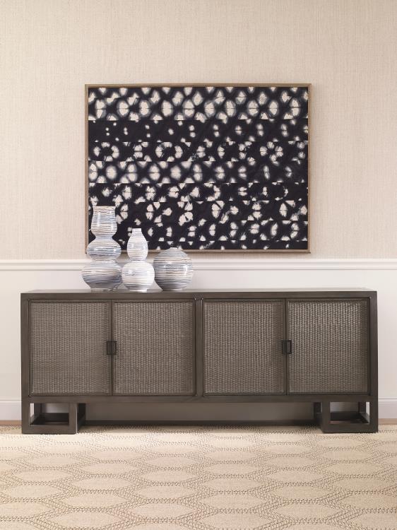 Mackinaw 4 Door Credenza-Mink Grey