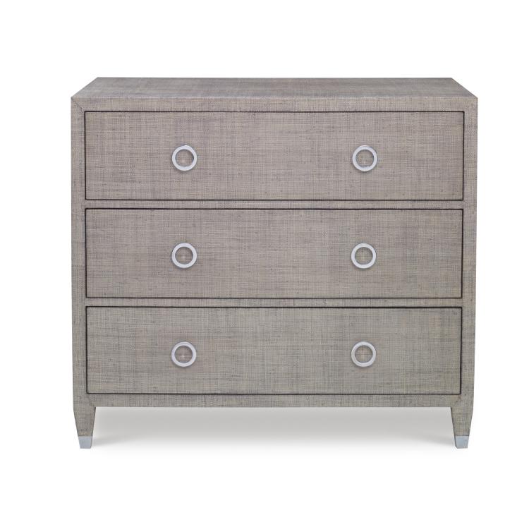 Charleston 3 Drawer Chest-French Grey