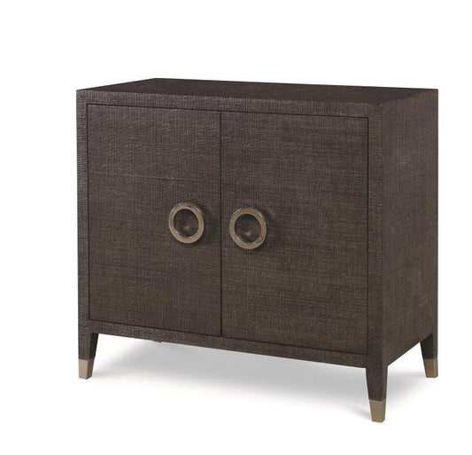 Charleston 2 Door Chest-Black