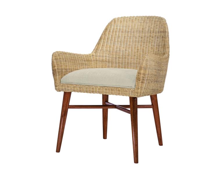 Ingenue Arm Chair - Flax