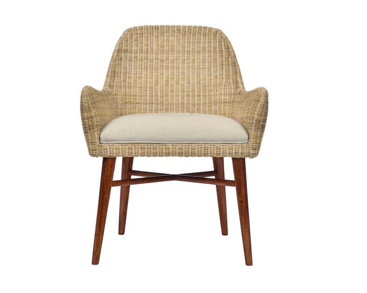 Ingenue Arm Chair - Flax