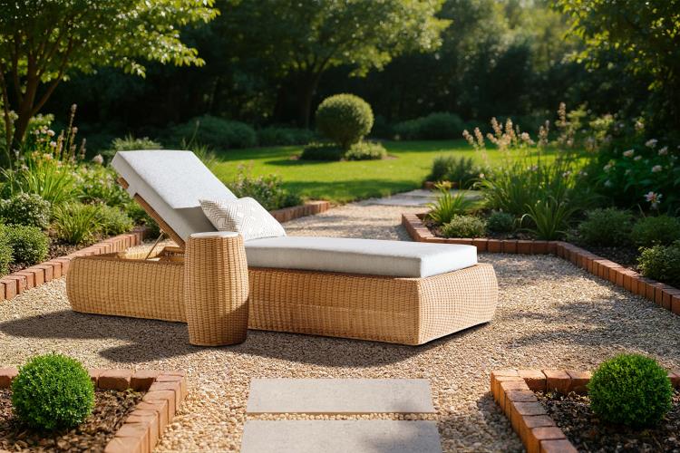 Finn Woven Outdoor Accent Table