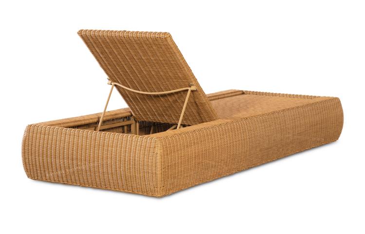Wade Poolside Wicker Chaise