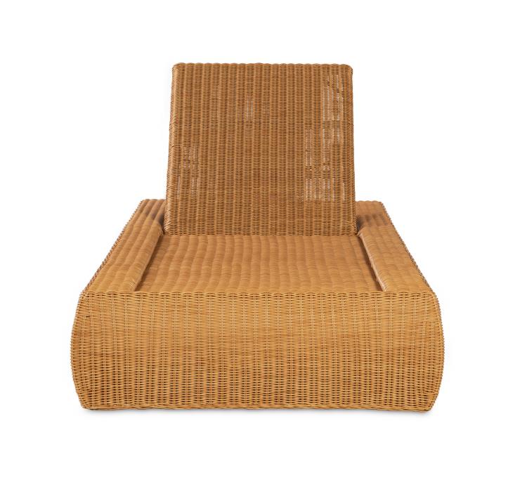 Wade Poolside Wicker Chaise