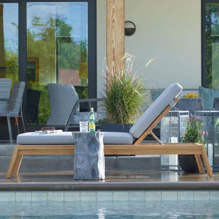 Solera Poolside Teak Chaise